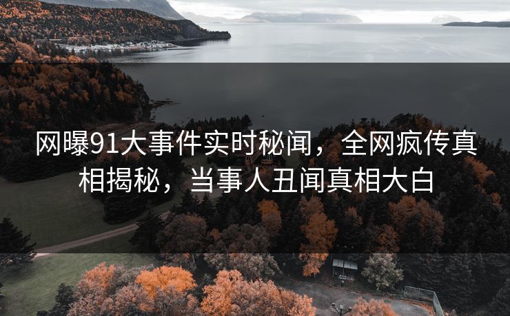 网曝91大事件实时秘闻，全网疯传真相揭秘，当事人丑闻真相大白
