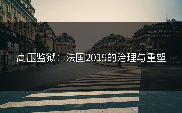 高压监狱：法国2019的治理与重塑